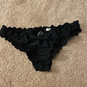 Hollister black bikini bottoms